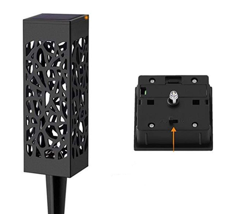 Moroccan Solar Garden Lamp, Decorative Pathway Light for Patio Deck