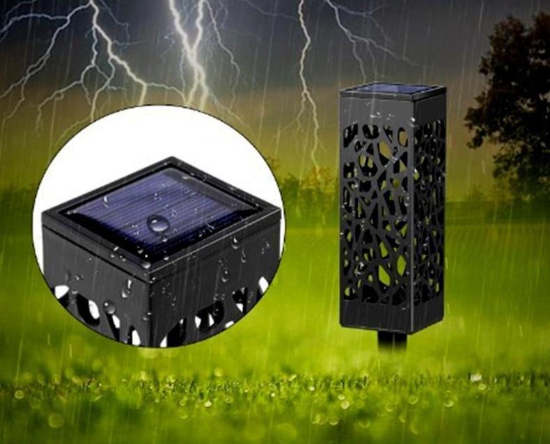 Moroccan Solar Garden Lamp, Decorative Pathway Light for Patio Deck