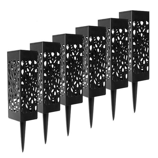 Moroccan Solar Garden Lamp, Decorative Pathway Light for Patio Deck