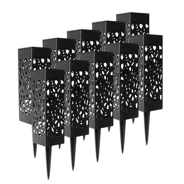 Moroccan Solar Garden Lamp, Decorative Pathway Light for Patio Deck