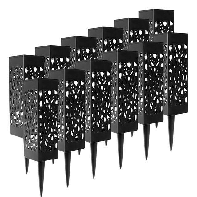 Moroccan Solar Garden Lamp, Decorative Pathway Light for Patio Deck