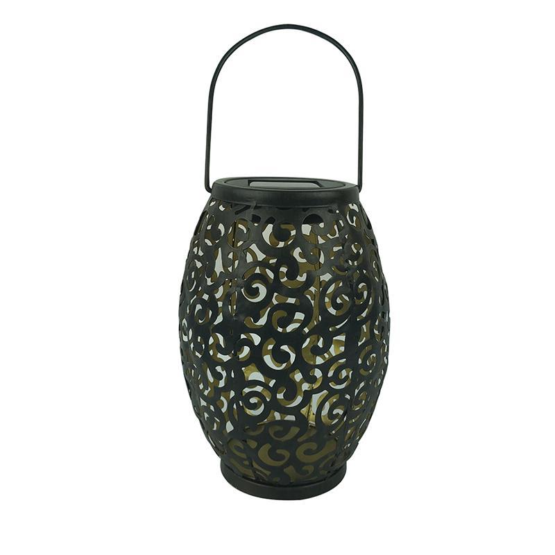 Moroccan Garden Lantern Outdoor Warm LED Patio Light