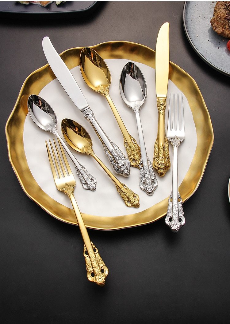 Cutlery Set – Vintage Stainless Steel, Royal Vintage Cutlery