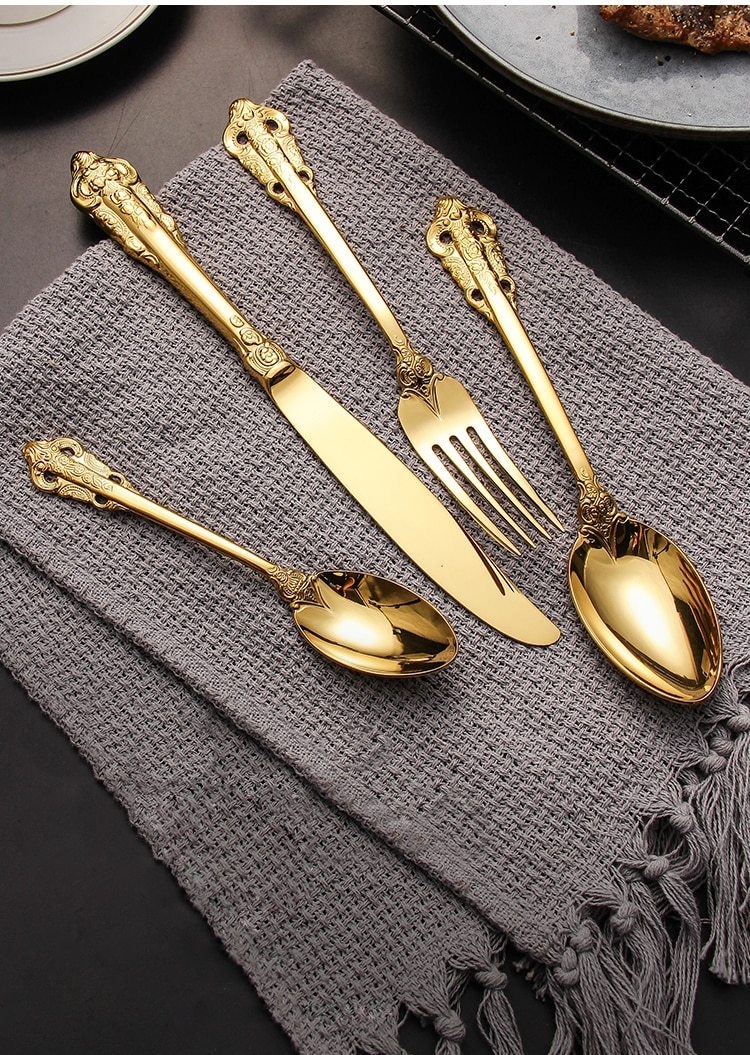 Cutlery Set – Vintage Stainless Steel, Royal Vintage Cutlery