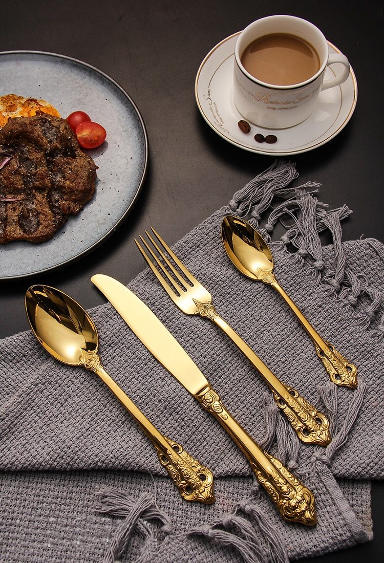 Cutlery Set – Vintage Stainless Steel, Royal Vintage Cutlery