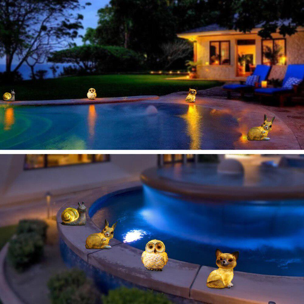 Garden Light Woodland Animal LED Outdoor Stake
