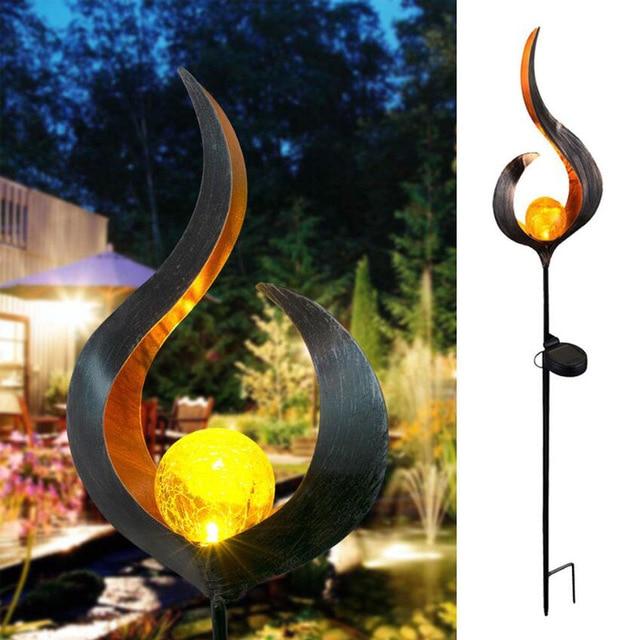 Garden Light LED Artificial Flame Outdoor Modern