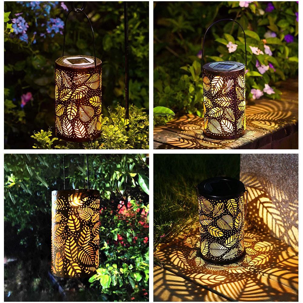 Garden Lantern Modern Mateo Leaf Outdoor Pathway Light