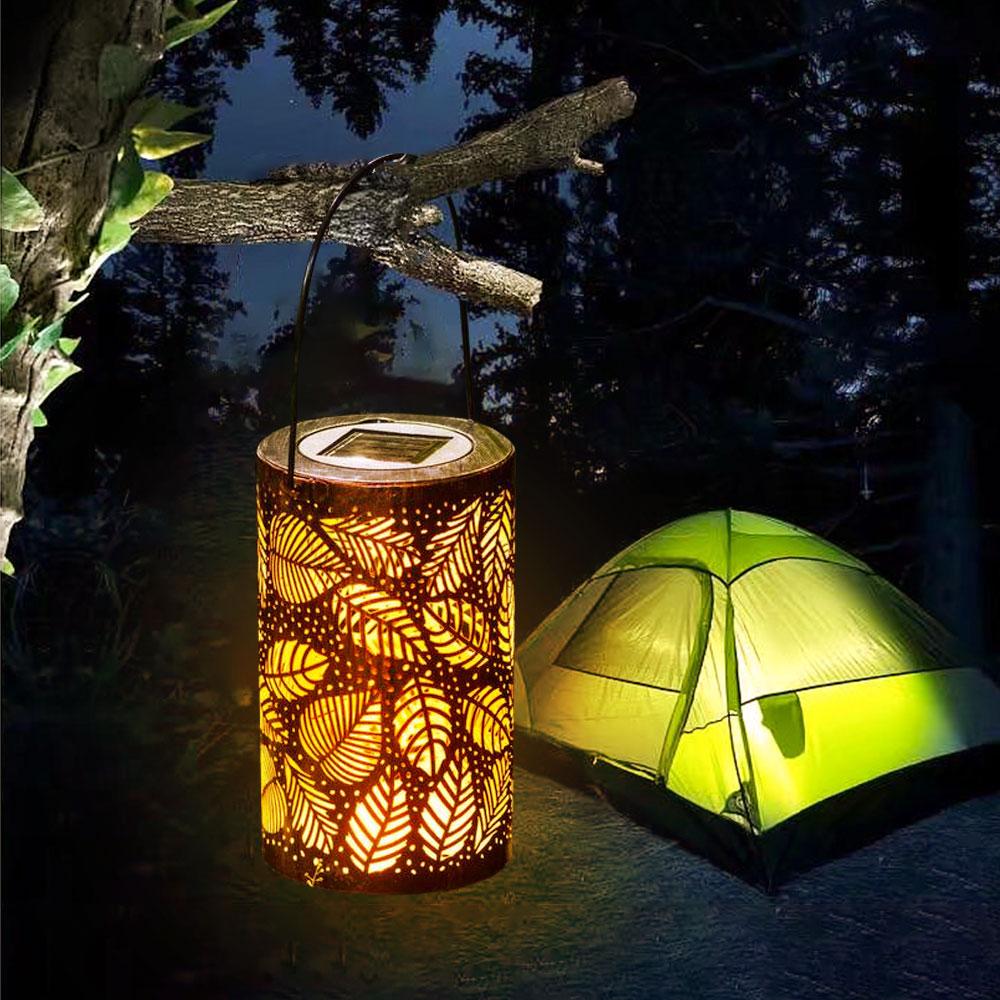 Garden Lantern Modern Mateo Leaf Outdoor Pathway Light