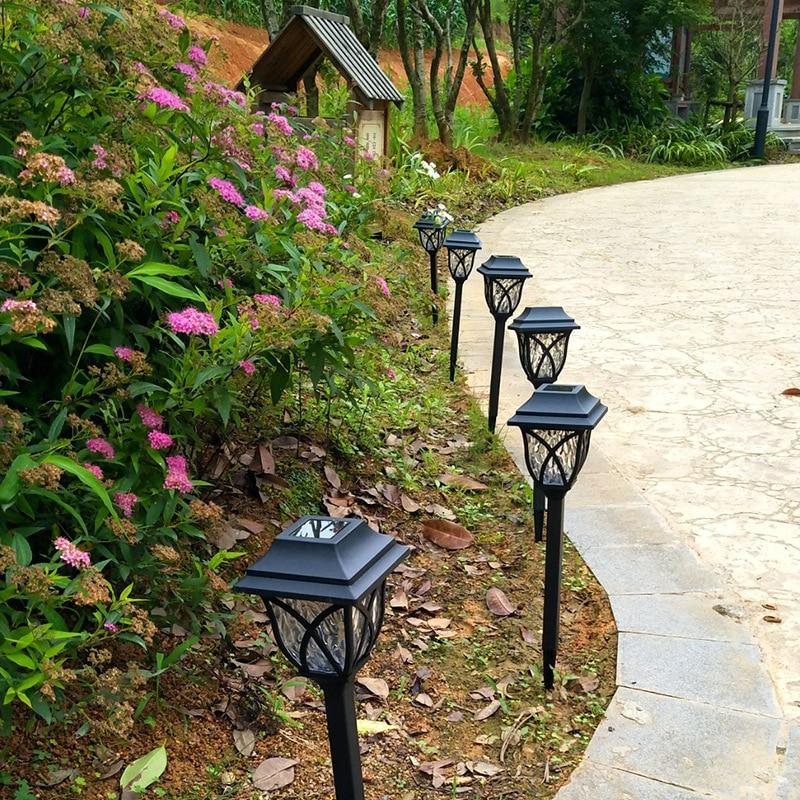 Modern LED Garden Light Stake Outdoor Pathway Decor