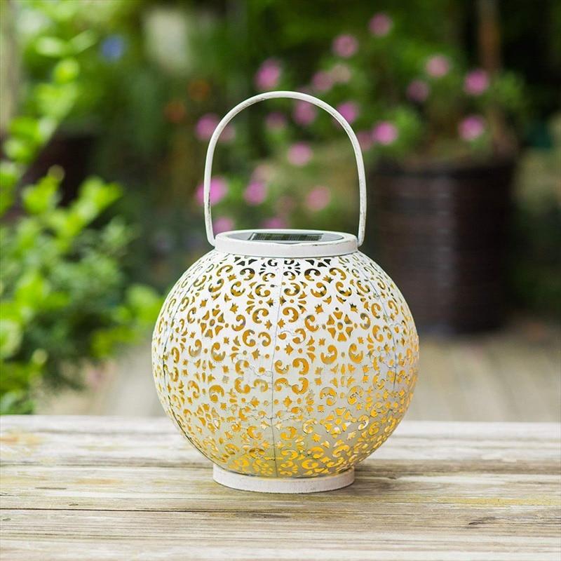 Solar Garden Lantern Modern Hanging Outdoor Light