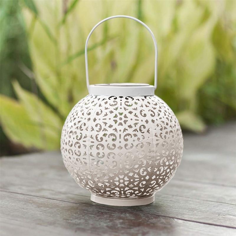Solar Garden Lantern Modern Hanging Outdoor Light