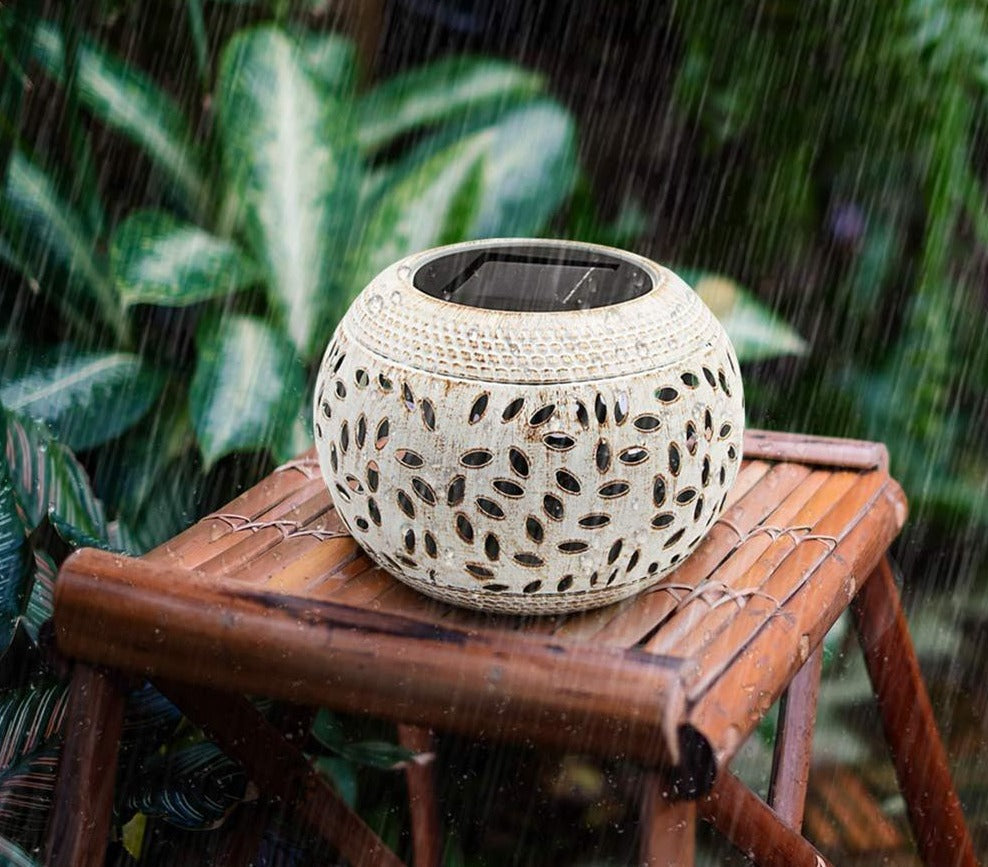 Karim Globe Garden Lantern Modern Outdoor LED