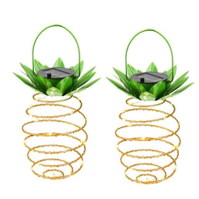 Garden Light Pineapple LED Hanging Outdoor Accent