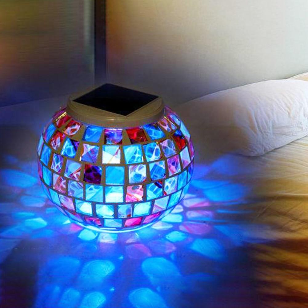 Garden Light Mosaic LED Warm Glow Outdoor Pathway