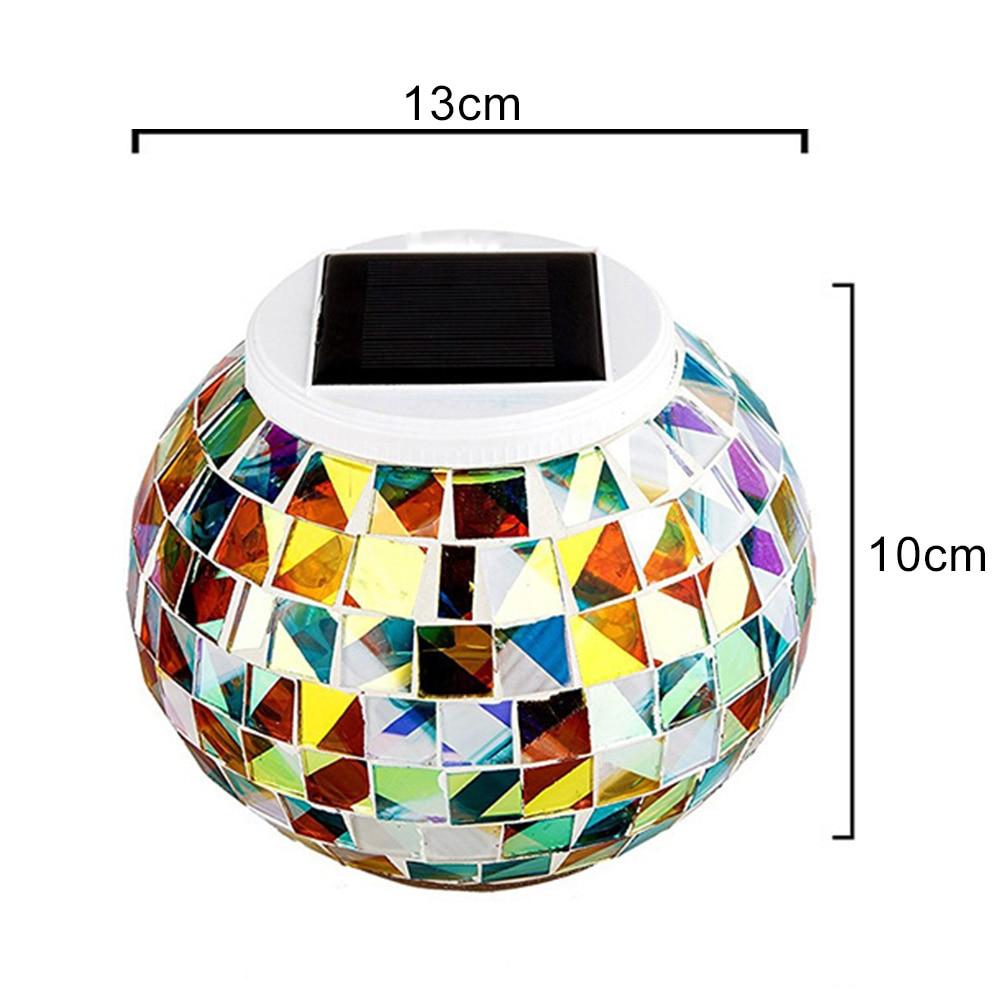 Garden Light Mosaic LED Warm Glow Outdoor Pathway