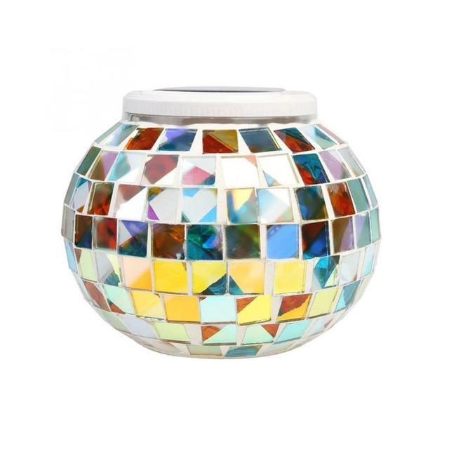 Garden Light Mosaic LED Warm Glow Outdoor Pathway