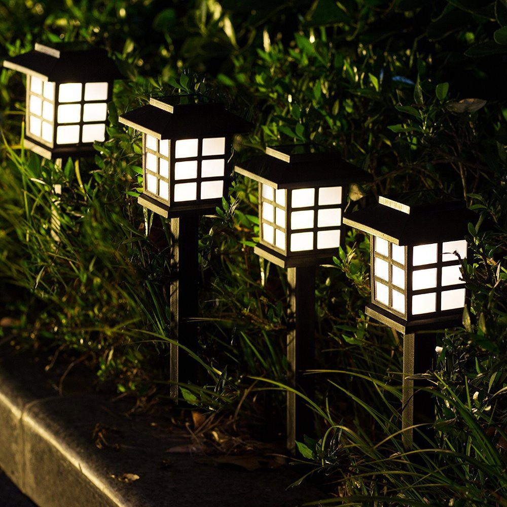 Solar LED Pathway Light Modern Outdoor Garden