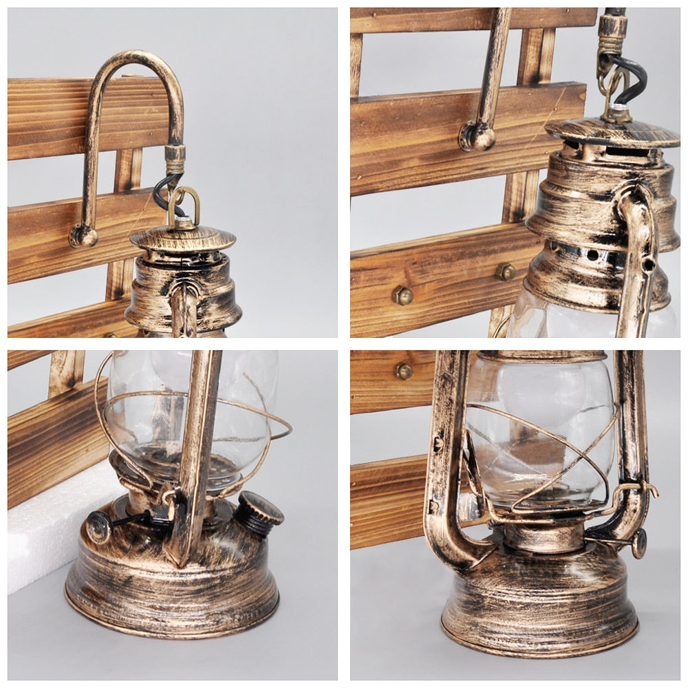 Outdoor Wall Light Farmhouse Vintage Metal LED Garden