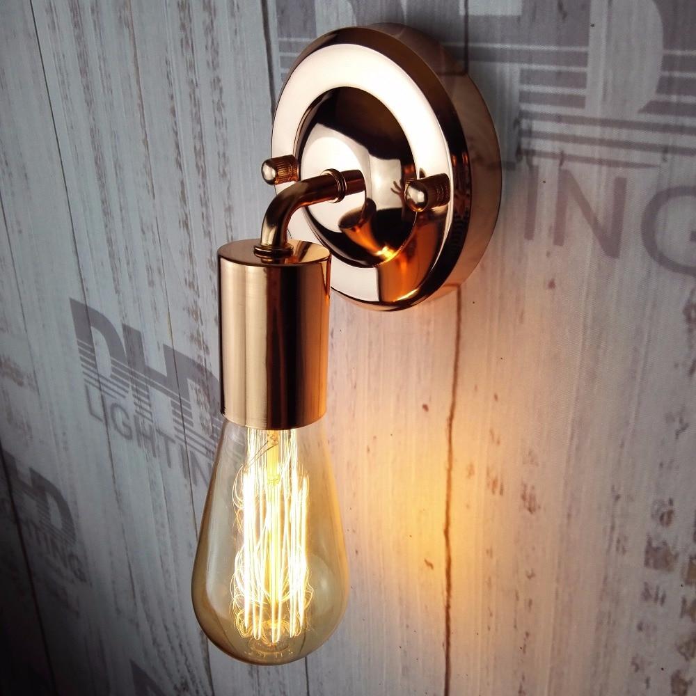 Retro Industrial Iron Wall Sconce, Vintage Lamp for Home Office Bar