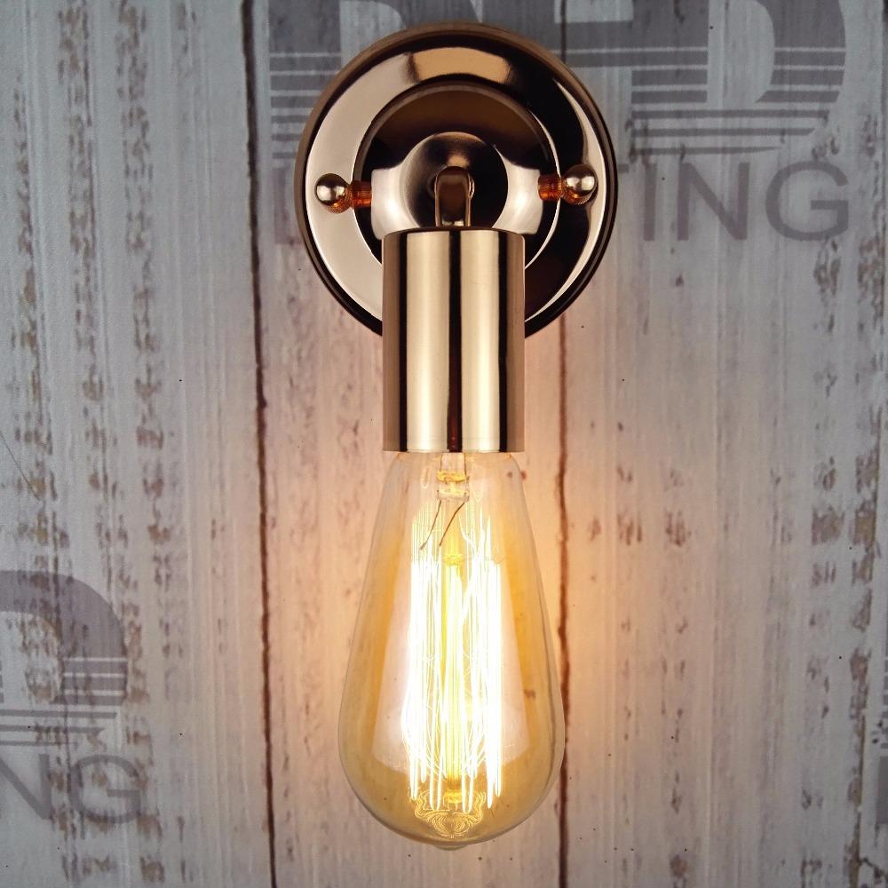 Retro Industrial Iron Wall Sconce, Vintage Lamp for Home Office Bar