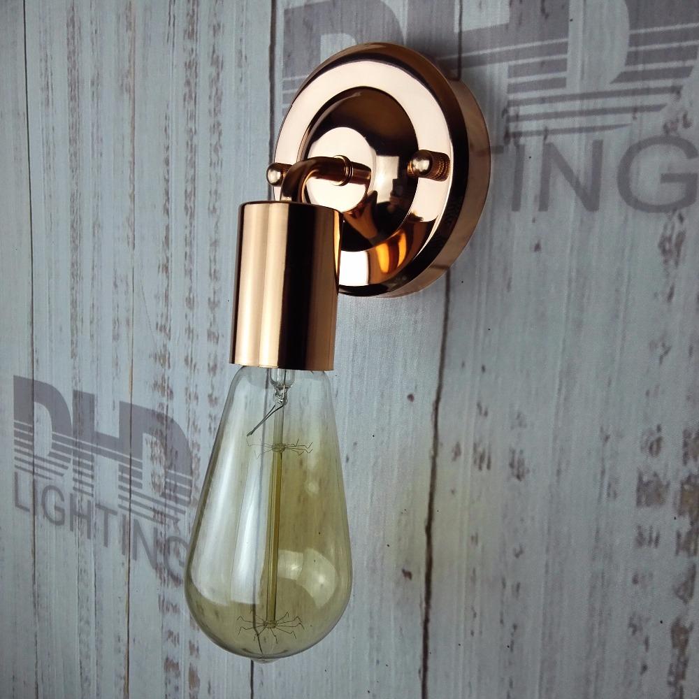 Retro Industrial Iron Wall Sconce, Vintage Lamp for Home Office Bar