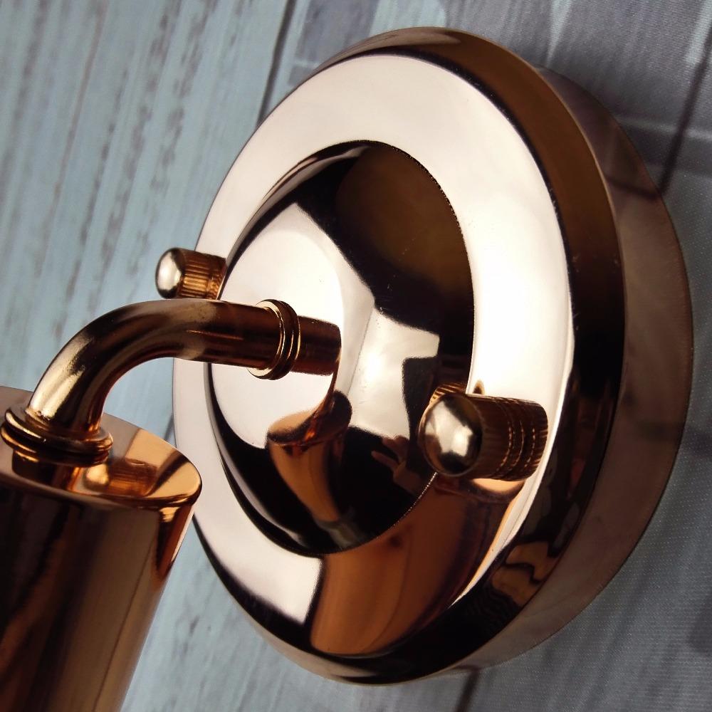 Retro Industrial Iron Wall Sconce, Vintage Lamp for Home Office Bar