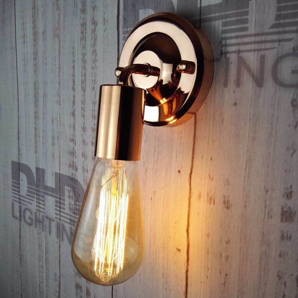 Retro Industrial Iron Wall Sconce, Vintage Lamp for Home Office Bar