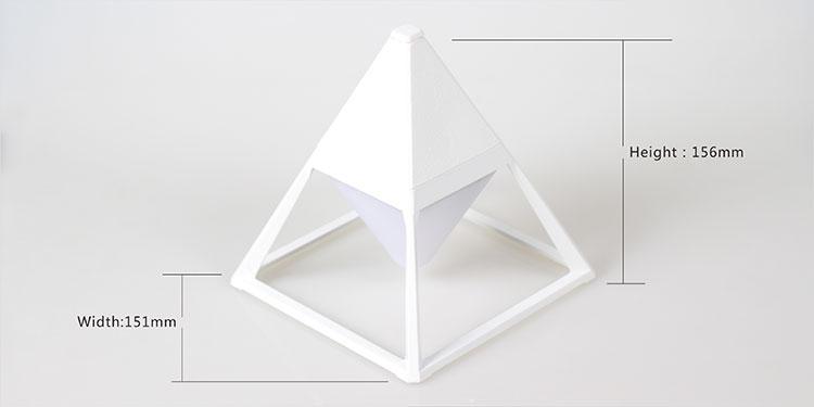 Modern Pyramid Garden Light Outdoor LED Waterproof