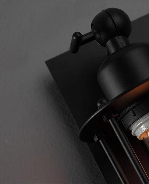 Industrial Vintage Bar Wall Sconce, Iron Loft Lamp for Bedroom Bar