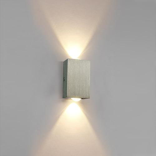 Modern LED Cube Box Wall Lamp, Aluminum Sconce for Bedroom Living Room