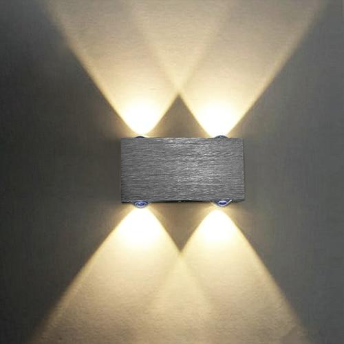 Modern LED Cube Box Wall Lamp, Aluminum Sconce for Bedroom Living Room