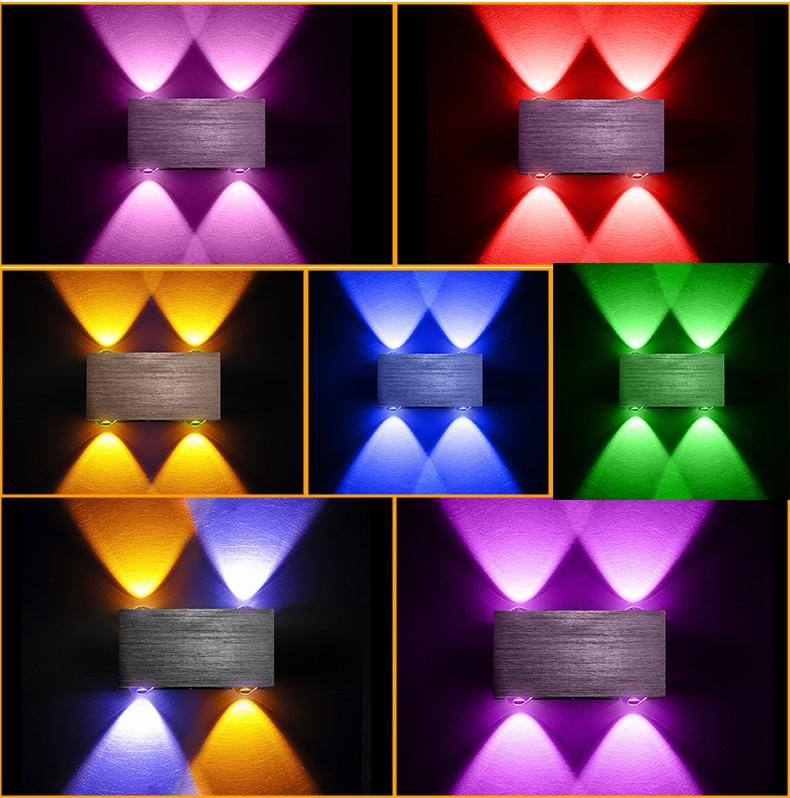 Modern LED Cube Box Wall Lamp, Aluminum Sconce for Bedroom Living Room