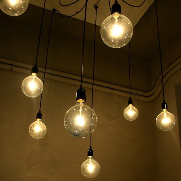 Modern Spider Chandelier, Statement Pendant Light for Living Room Dining