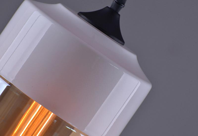 Nordic Glass Pendant Light, Minimalist Hanging Lamp for Kitchen Island