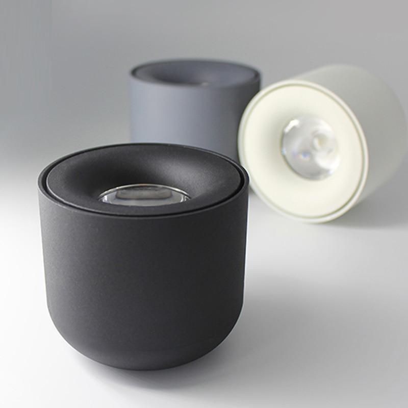 LED Down Spotlight, Matte Aluminum Recessed Light for Home Restaurant Office