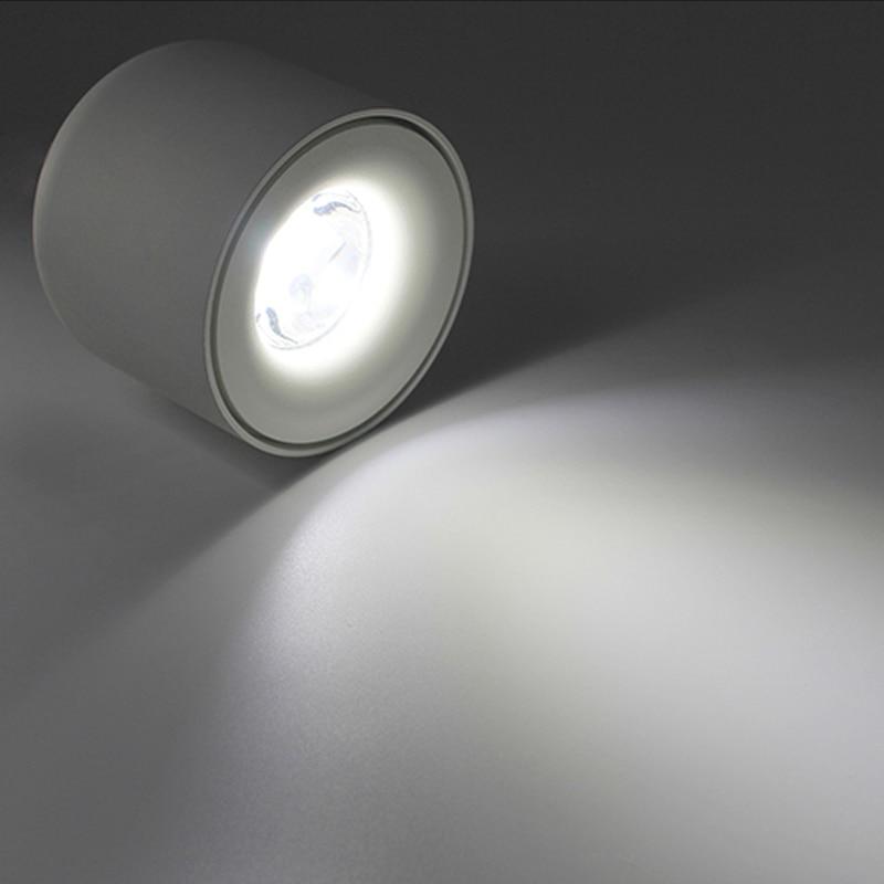 LED Down Spotlight, Matte Aluminum Recessed Light for Home Restaurant Office