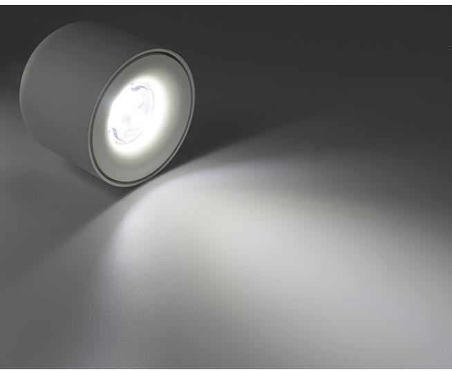 LED Down Spotlight, Matte Aluminum Recessed Light for Home Restaurant Office