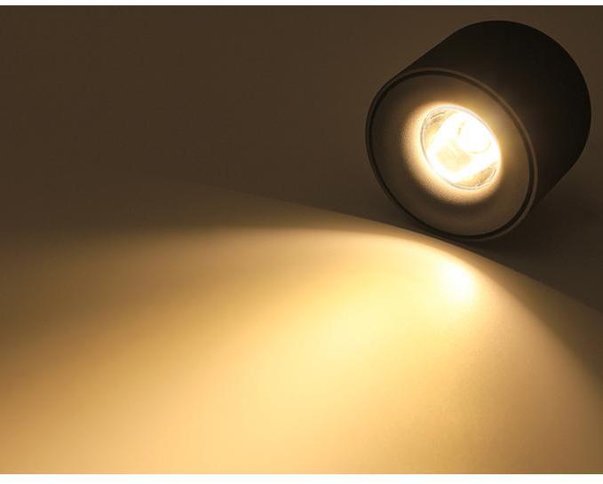 LED Down Spotlight, Matte Aluminum Recessed Light for Home Restaurant Office