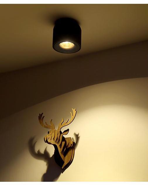 LED Down Spotlight, Matte Aluminum Recessed Light for Home Restaurant Office
