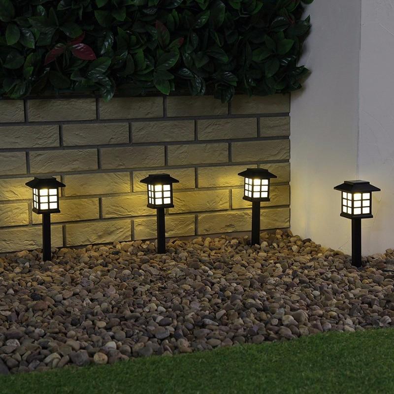 Modern Solar Garden Lantern LED Outdoor Pathway Light