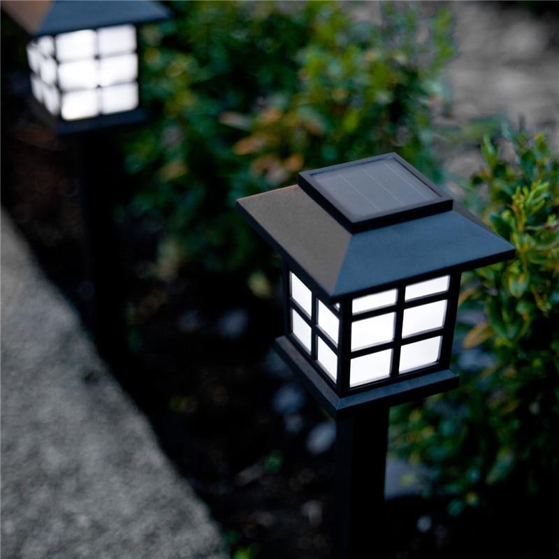 Modern Solar Garden Lantern LED Outdoor Pathway Light
