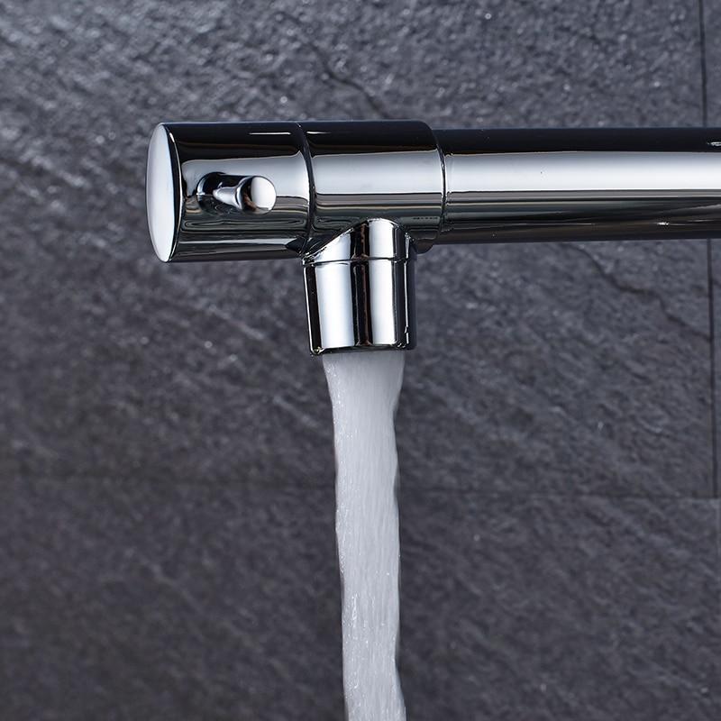 Bathroom Faucet – Ceramic, LED Kitchen Spring Deck Mounted