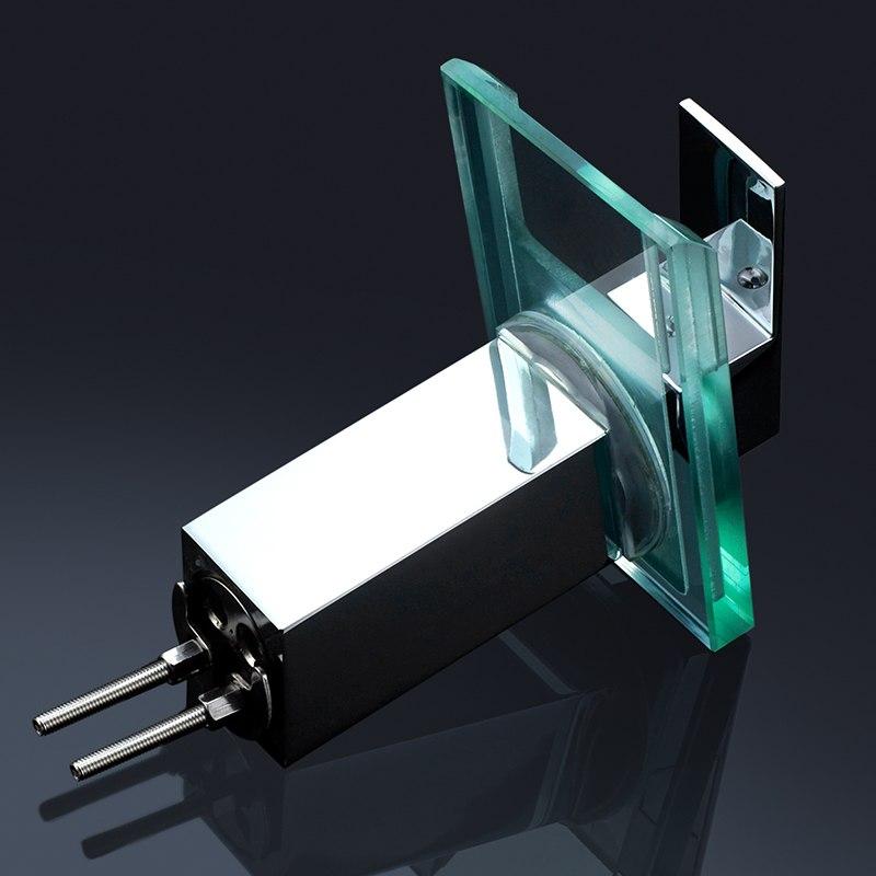Bathroom Faucet – Brass, LED Temperature Color Changing