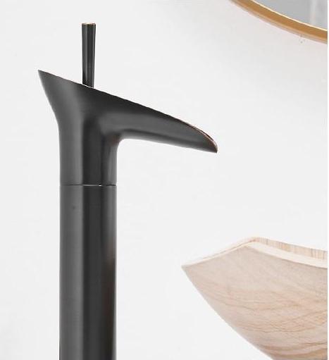 Bathroom Faucet Waterfall Single Handle Brass Luxury
