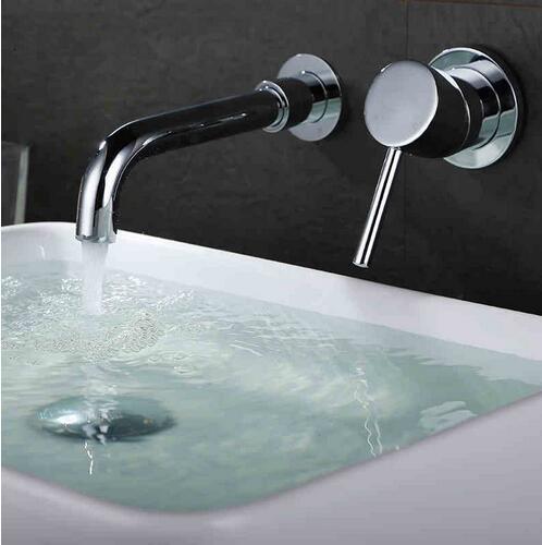 Bathroom Faucet – Modern Brass, Wall Mounted