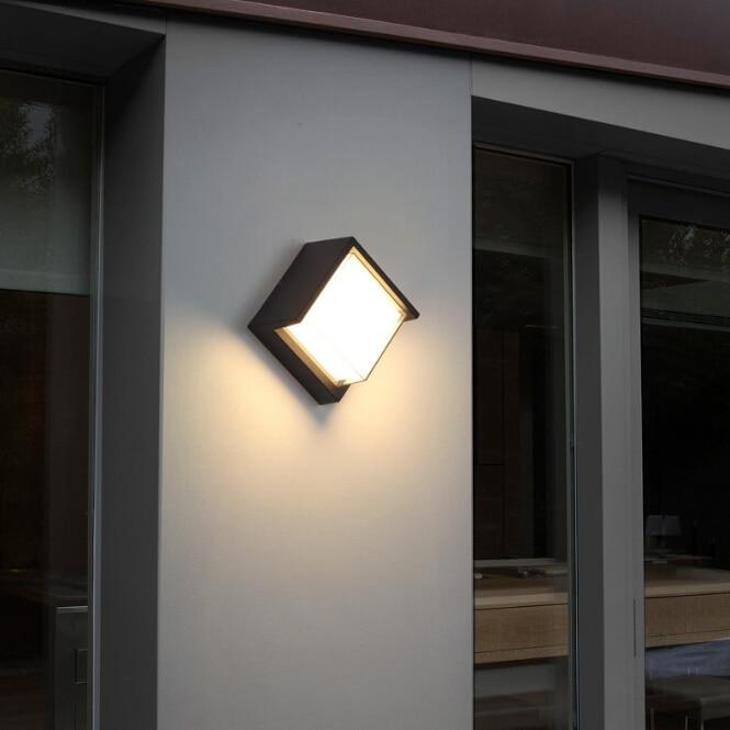Outdoor Wall Light Modern Waterproof LED Garden Light