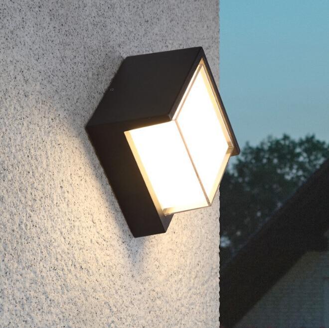 Outdoor Wall Light Modern Waterproof LED Garden Light