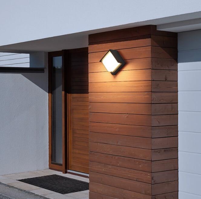 Outdoor Wall Light Modern Waterproof LED Garden Light