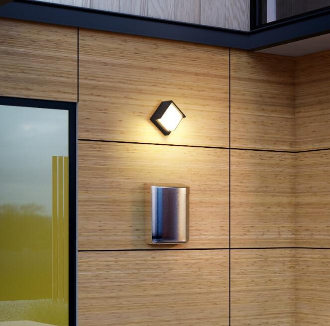 Outdoor Wall Light Modern Waterproof LED Garden Light